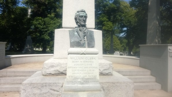 William Clark Grave in Bellefountaine Cemetery, St Louis MO.  (c) 2104 Tim Carey