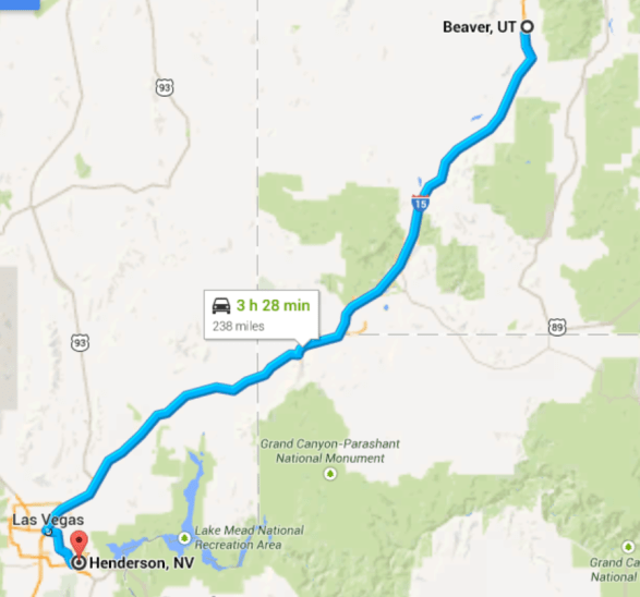 An incredibly beautiful trip through southern Utah and northwest Arizona... followed by the scorching desert of southern Nevada