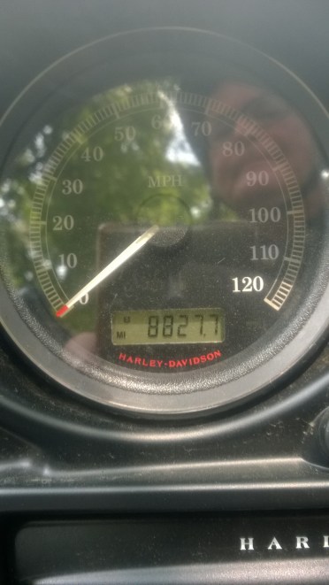 We have completed our Excellent Motorcycle Adventure at 8827.7 miles!